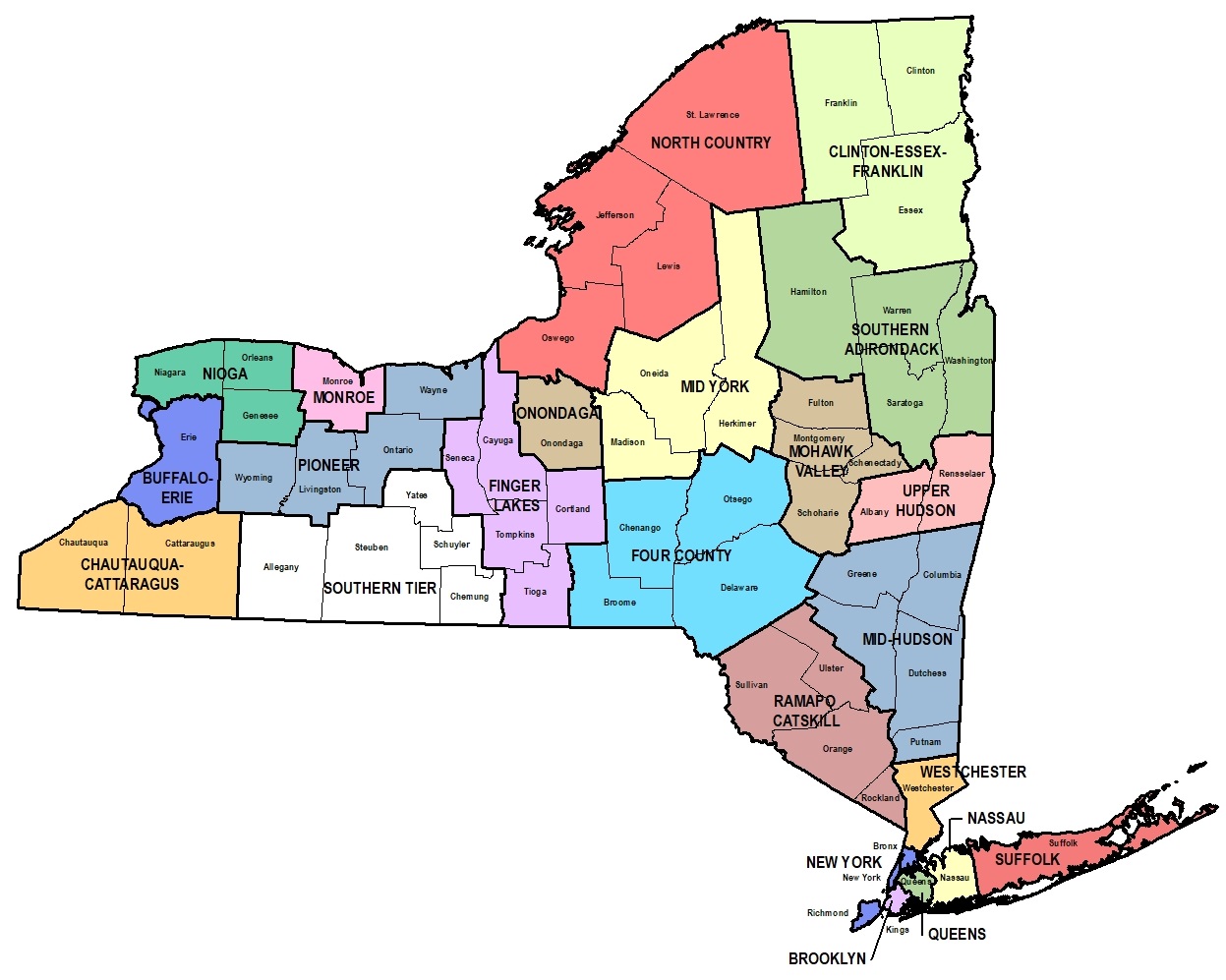New York State Public Library Systems
